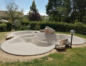 piscina interrata per giardini e terrazzi