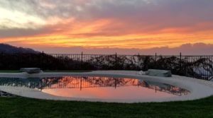 piscine interrate da esterno torino tramonto